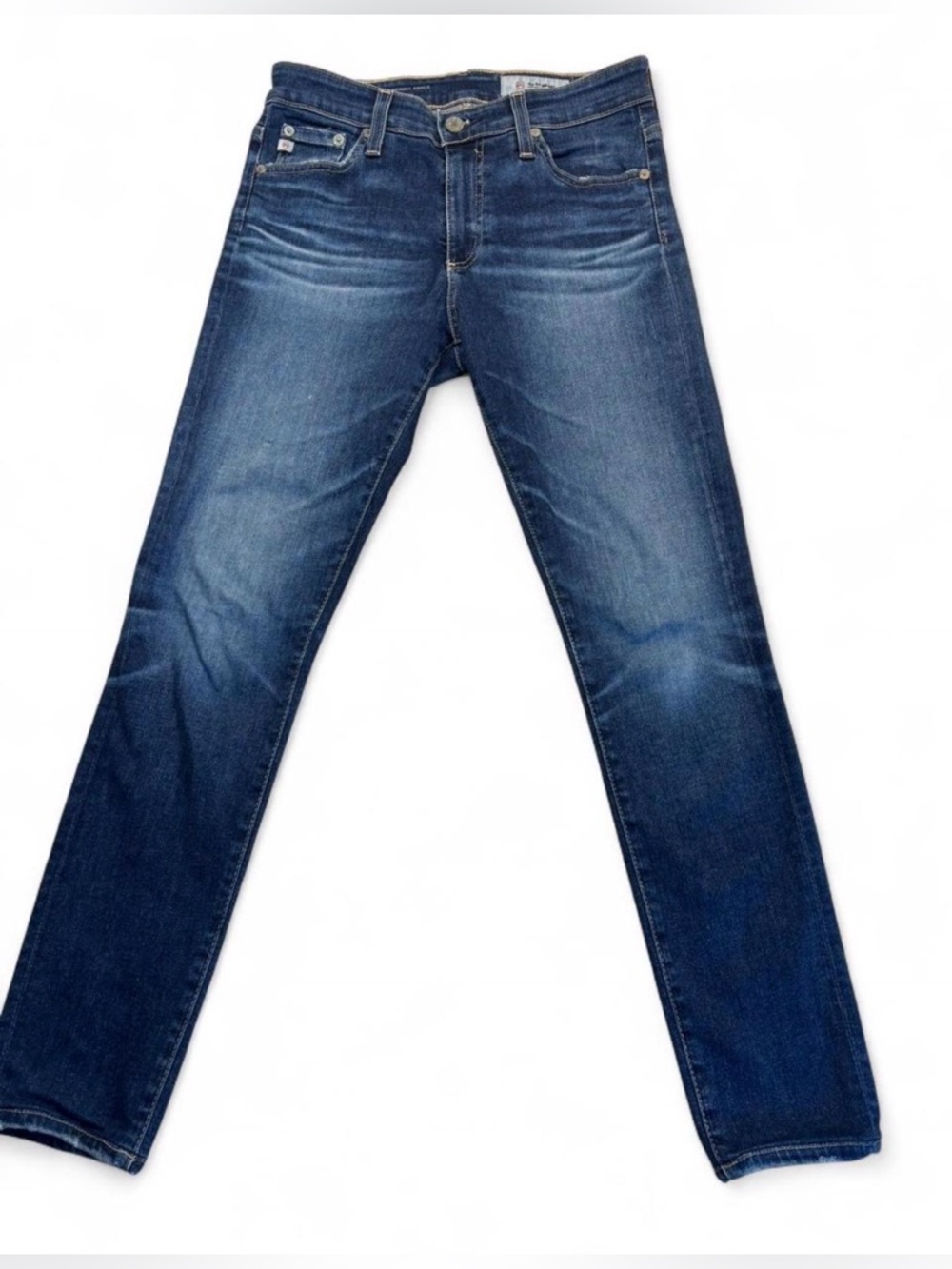 Ag Adriano Goldschmied Men's Slim Straight Dark Blue Jeans